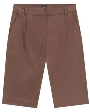 BOSS Long Shorts - Marrón