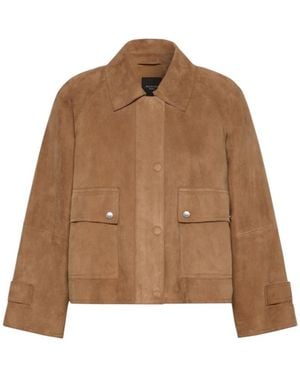 Weekend by Maxmara Soft Suede Jacket - Bruin