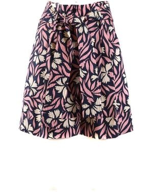 P.A.R.O.S.H. Casual Shorts - Purple