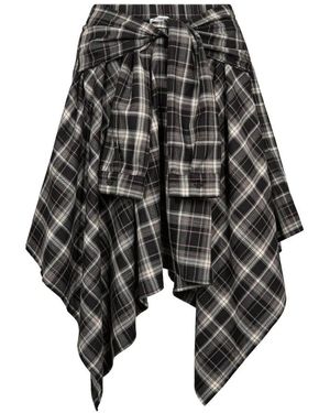 co'couture Short Skirts - Negro