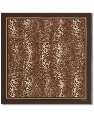 Max Mara Silky Scarves - Marrón