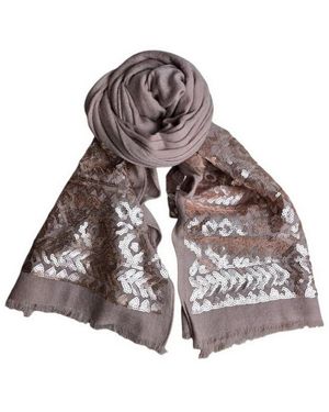 Altea Sequined Scarf - Bruin