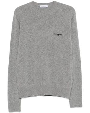 Givenchy Round-Neck Knitwear - Grey