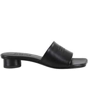 MM6 by Maison Martin Margiela Heeled Mules - Black
