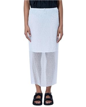 Cecilie Bahnsen Midi Skirts - Blue