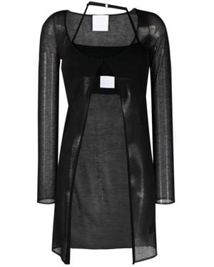 Paris Georgia Basics Short Dresses - Black