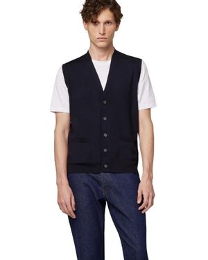 Alpha Studio Jassen ,Blauw ,Gilet