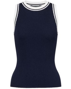 Alberta Ferretti Sleeveless Tops - Blue