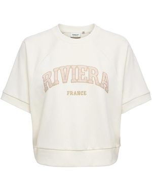 ONLY Tops ,Wit ,T-Shirt