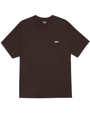 Obey T-Shirts - Brown