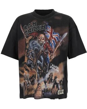 Represent Schwarzes Iron Maiden Steed T-Shirt