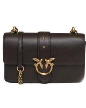 Pinko One Mini Umhängetasche - Schwarz