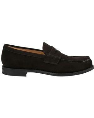 Church's Klassische Lederloafer - Schwarz