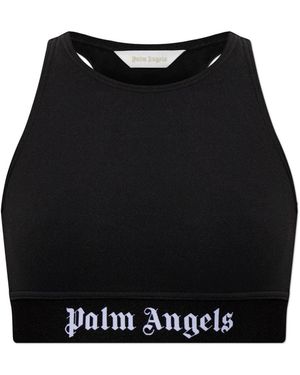 Palm Angels Top Met Z-Logo - Zwart