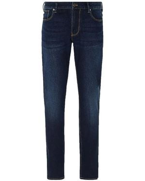 Emporio Armani Slim-Fit Jeans - Blauw
