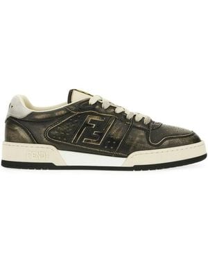 Fendi Sneakers Match - Grün