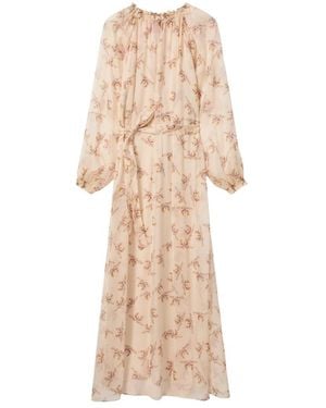 La DoubleJ Kleedjes ,Veelkleurig ,Maxi Jurken - Naturel