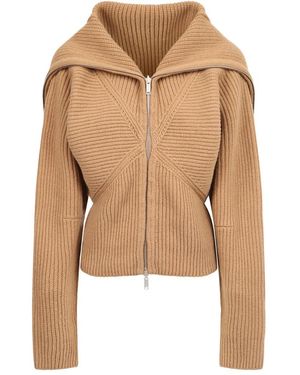 Ambush Zipped Cardigan - Naturel
