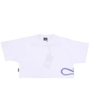 Propaganda Tops ,Wit ,Katoen W Logo Vertical Tee