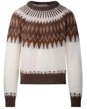 Roberto Collina Round-Neck Knitwear - Marron
