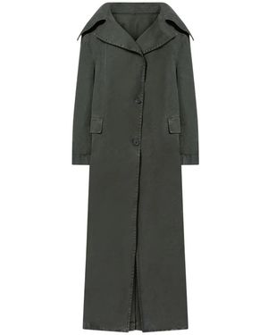 The Attico Oversize Ivy Langer Mantel - Grün