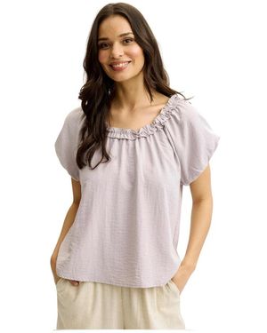 iN FRONT Blouses - Morado