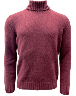 Gran Sasso Boucle rollkragenpullover - Rot