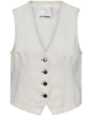 co'couture Vests - Blanco
