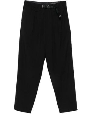 White Sand Straight Hosen - Schwarz