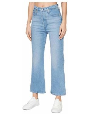 Levi's Cropped Jeans - Blue
