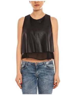 Daniele Alessandrini Sleeveless Tops - Black