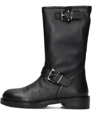 H.i.p. Schoenen ,Zwart ,Stijlvolle Meisjeslaarzen Voor Avonturen