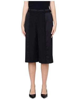 MEIMEIJ Wijde Culottes Shorts - Zwart