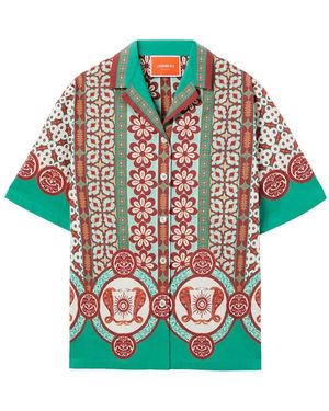 La DoubleJ Overhemden ,Veelkleurig ,Katoen Blouses & Shirts - Rood