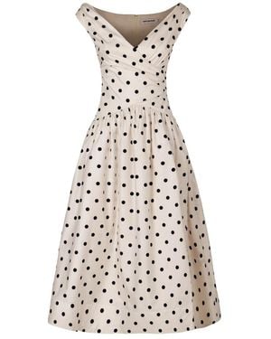 Self-Portrait Midi Dresses - Wit