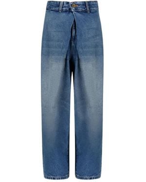 Balmain Rechte Jeans - Blauw