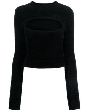 Moschino Round-Neck Knitwear - Negro