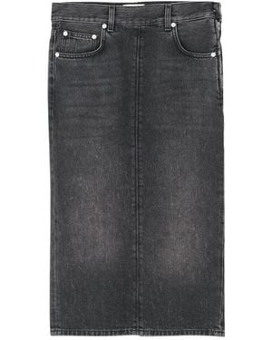 Haikure Denim Skirts - Gray