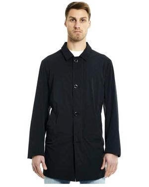 Gimo's Single-Breasted Coats - Black