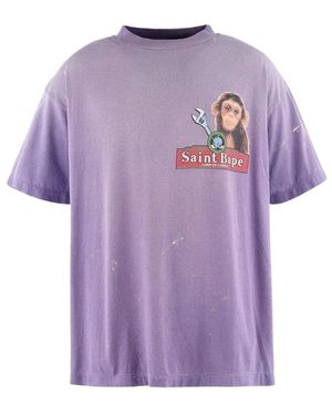 SAINT Mxxxxxx T-Shirts - Purple