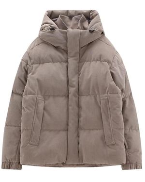 CMP Fitness ,Grijs ,Leer Jacket Fix Hood