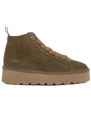 Pànchic Lace-Up Boots - Marrón