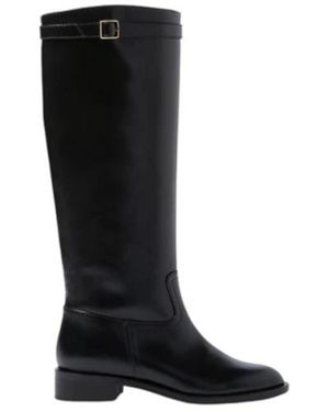 SCAROSSO High Boots - Black