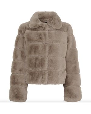 Notyz Faux Fur & Shearling Jackets - Marrón