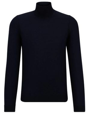BOSS Musso-P Turtleneck - Blauw