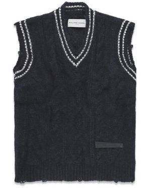 Philippe Model Sleeveless Jumpers - Black