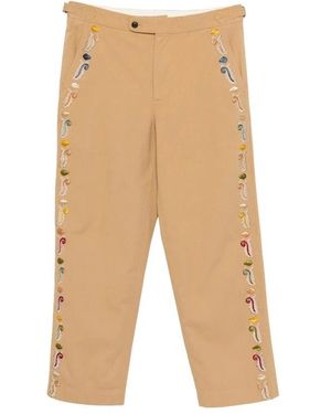 Bode Feather Runner Broek - Naturel