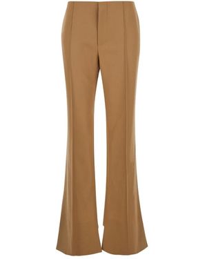 Chloé Wide Trousers - Marrone
