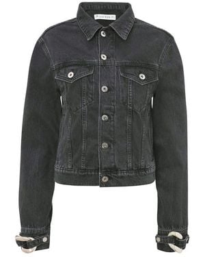 JW Anderson Denim Jackets - Zwart