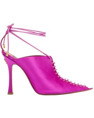 Roberto Cavalli Heeled Mules - Roze